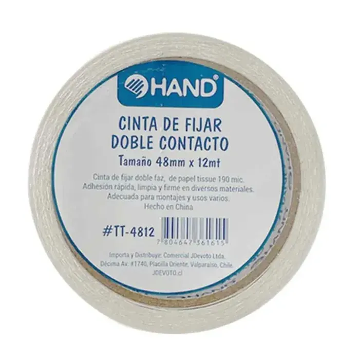 Cinta Doble Contacto 48mm x 12mt Hand1