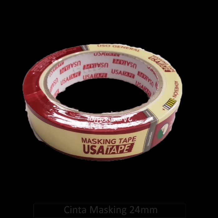 Cinta Masking 2.4 x 40mt Usatape1