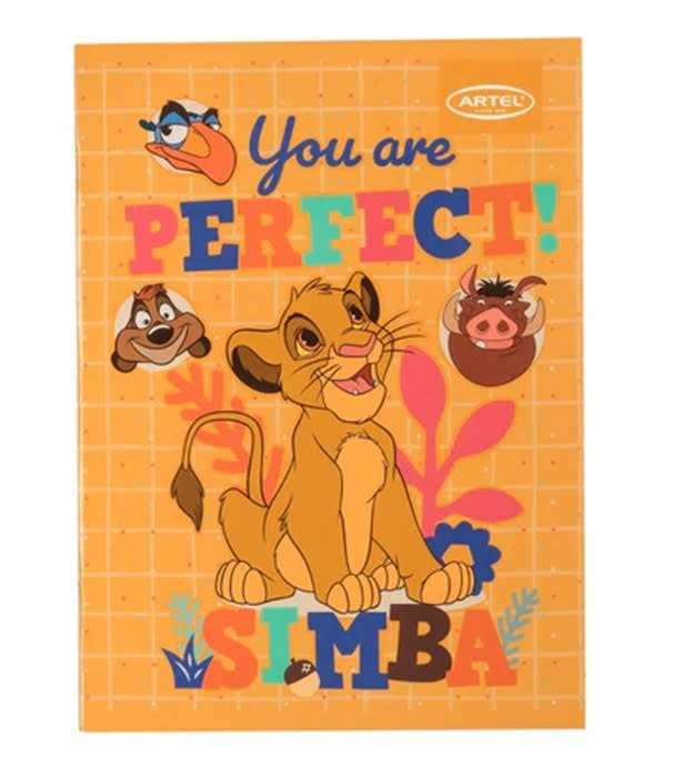 Cuad. College 80h Mat 7mm Clasicos Disney Artel1