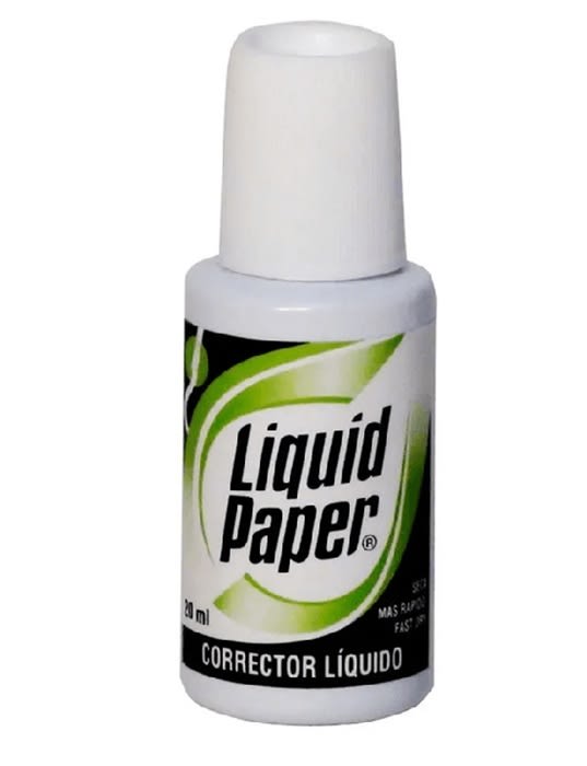 Corrector Frasco Punta Pincel Liquid Paper1