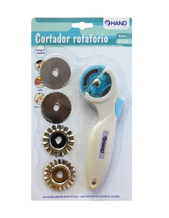 Cortador Rotatorio 28mm C/4 Rptos Hand1