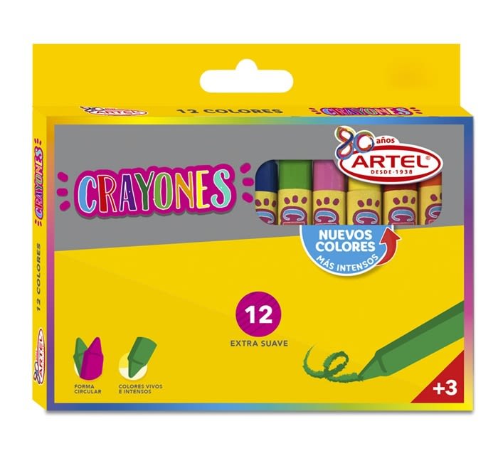 Crayon Artel 12 colores2
