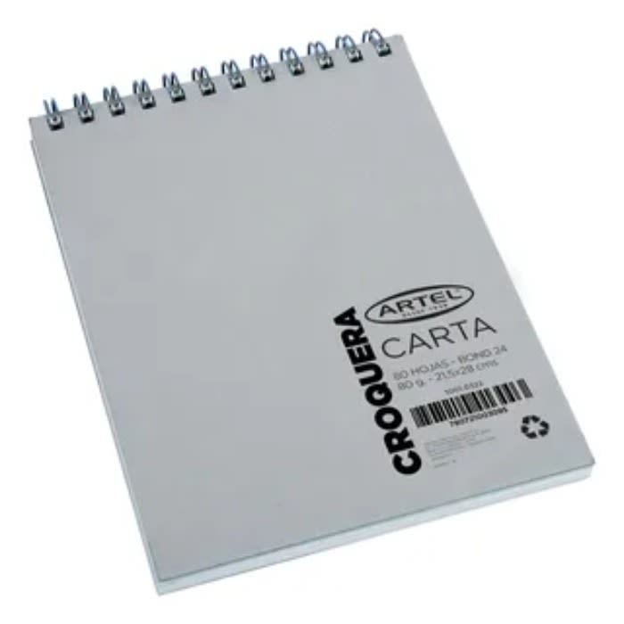 Croquera Carta 21.5x28 80H Artel1