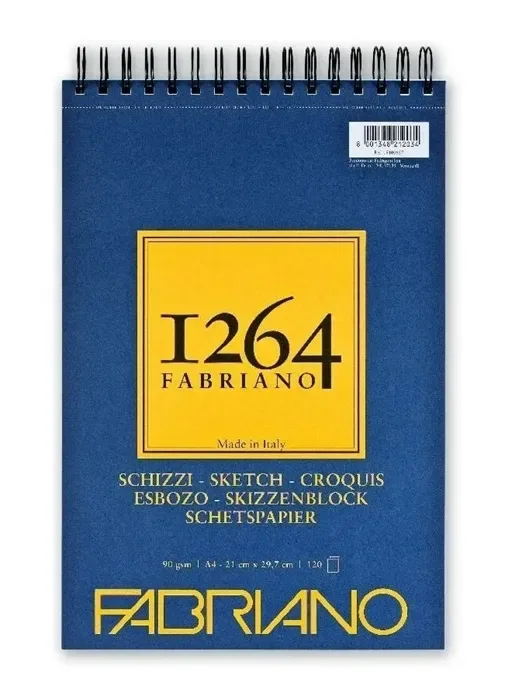 Croquera 1264 90g A4 120h Fabriano1