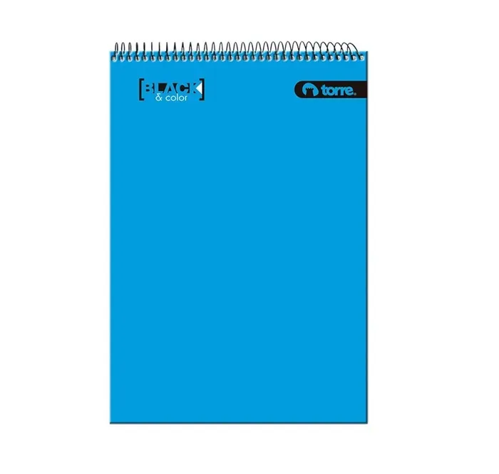 Croquera Oficio 100h Black & Color Torre1