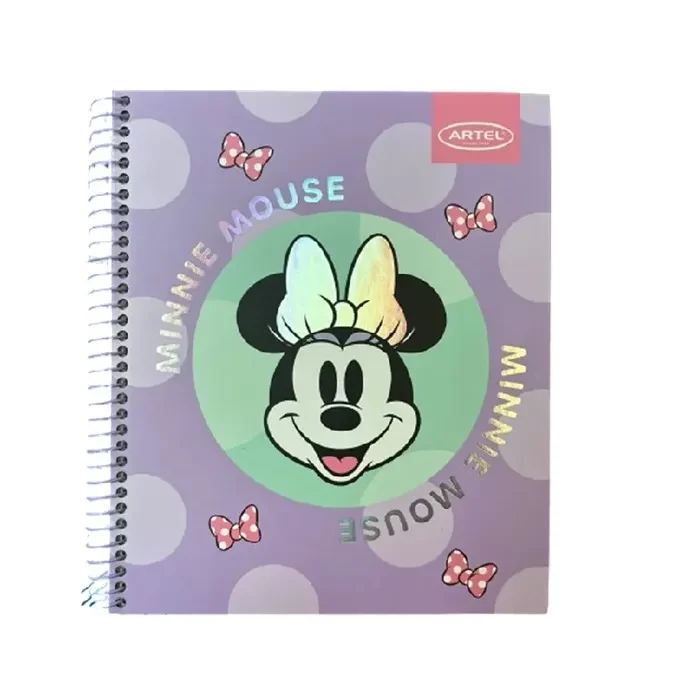 Cuad Book Minnie Lunares 120h Artel1