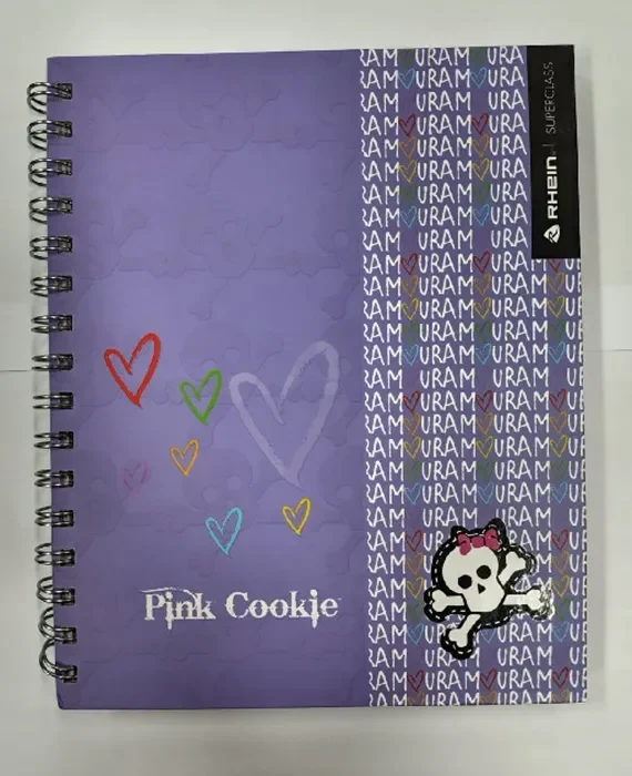 Cuaderno Book Pink Cookie 120h Rhein1