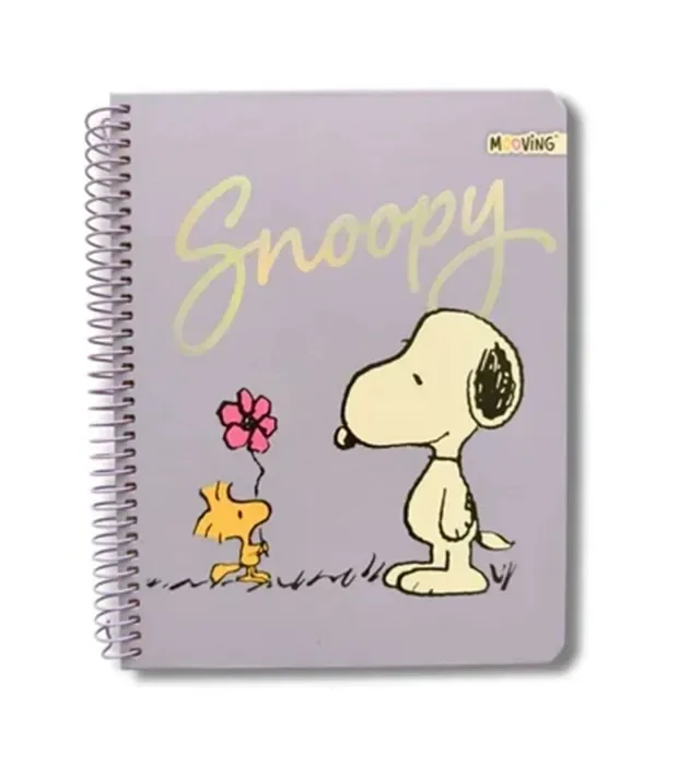 Cuaderno Book 120h 80g Snoppy Mooving1