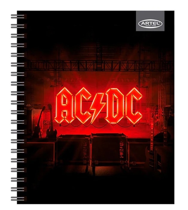 Pack 10 Cuad Univ Bandas AC/DC 100h Artel1