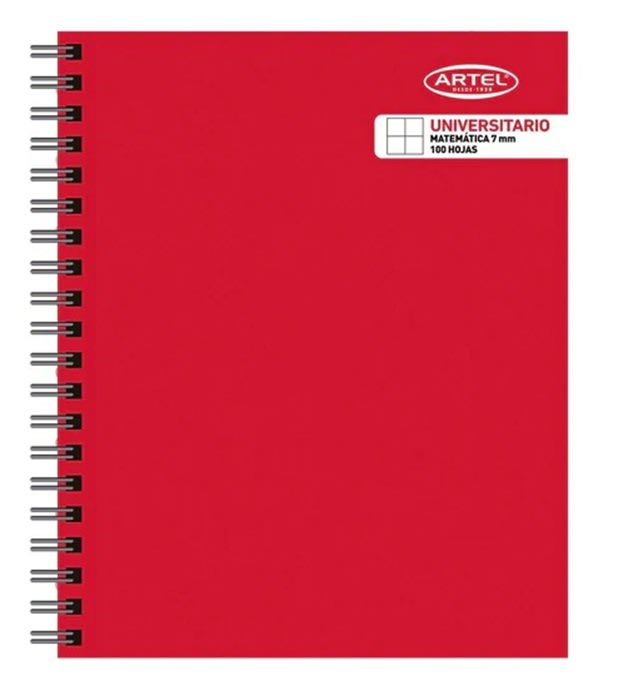 Cuad. Univ. Liso Colores 100h Artel1