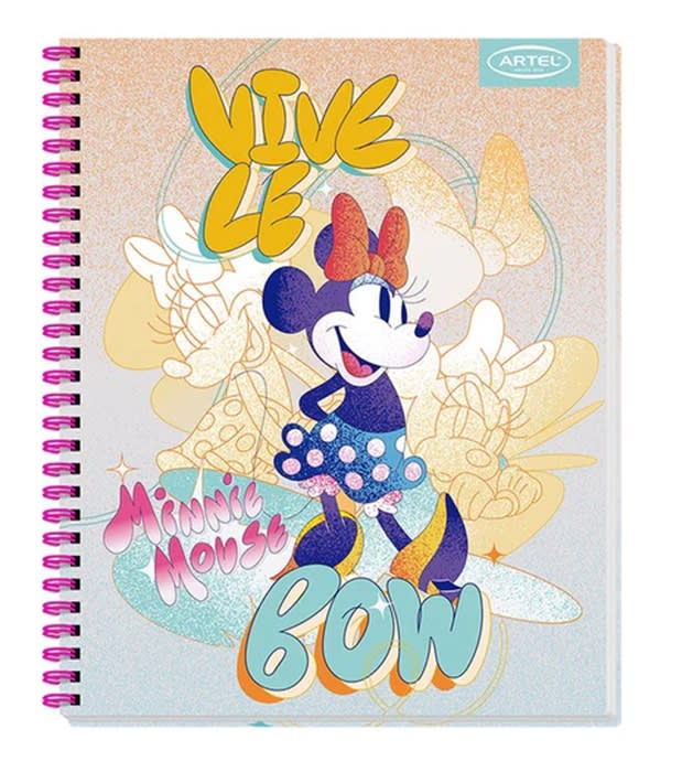 Pack 10 Cuad Univ Minnie Mouse Bow Artel1