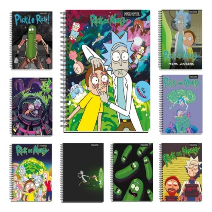 Pack 10 Cuad Univ Rick n Morty 100h Proarte1