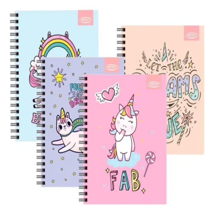 Pack 10 Cuad Univ Unicornio 100h Artel1
