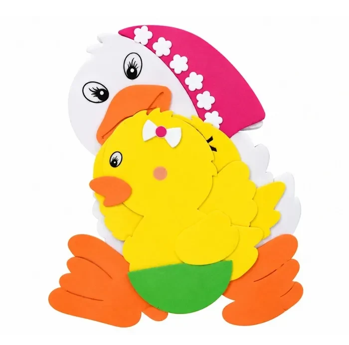 Decorativa Eva Patitos Importado1