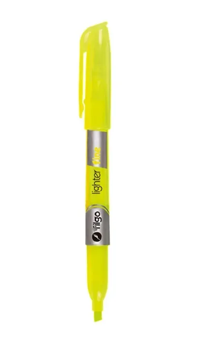 Destacador Lapiz Amarillo Fluor Filgo1
