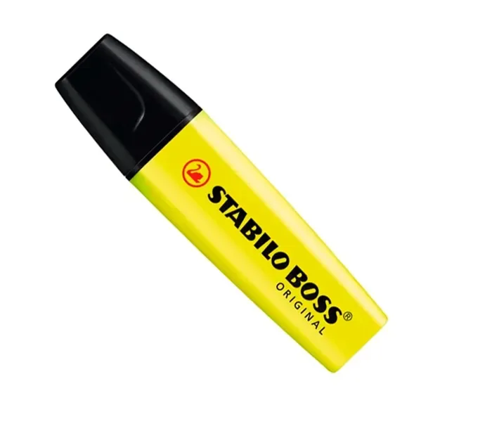 Destacador Jumbo Stabilo Boss Amarillo1
