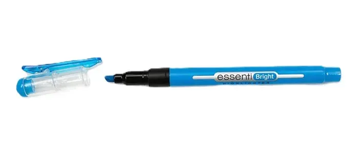 Destacador Lapiz Celeste Essenti1