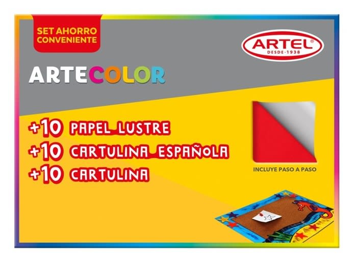 Artecolor Estuche 3x1 Cart-Espa-Lust Artel1