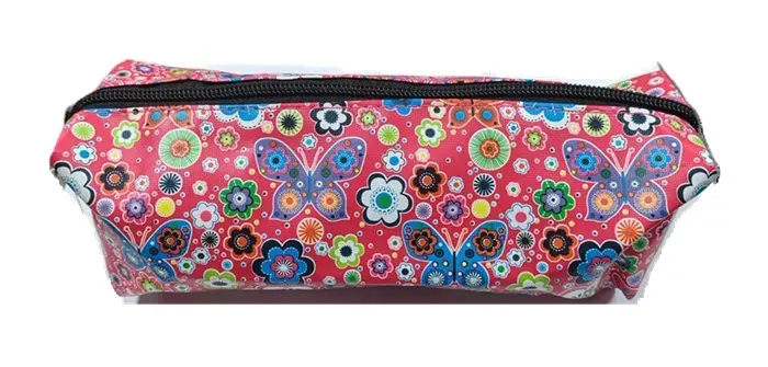 Estuche Lapices Flores Adix1