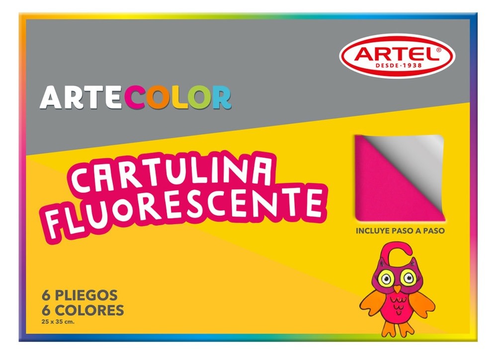 Artecolor Cart Fluoresc 6h 6 Col3