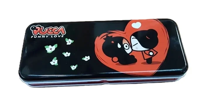 Estuche Metalico Doble Pucca Rhein1