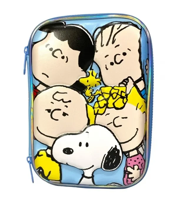 Estuche Rigido Grande 2/Comp Snoopy Mooving1