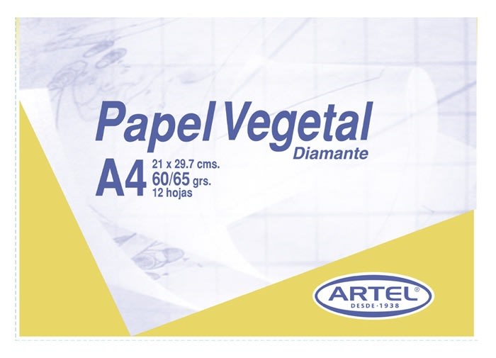 Sobre Papel Vegetal Artel A4 60-65 G4