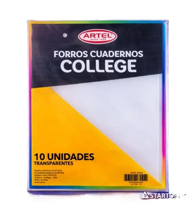 Bolsa 10 Forros Cuad College Transp.1