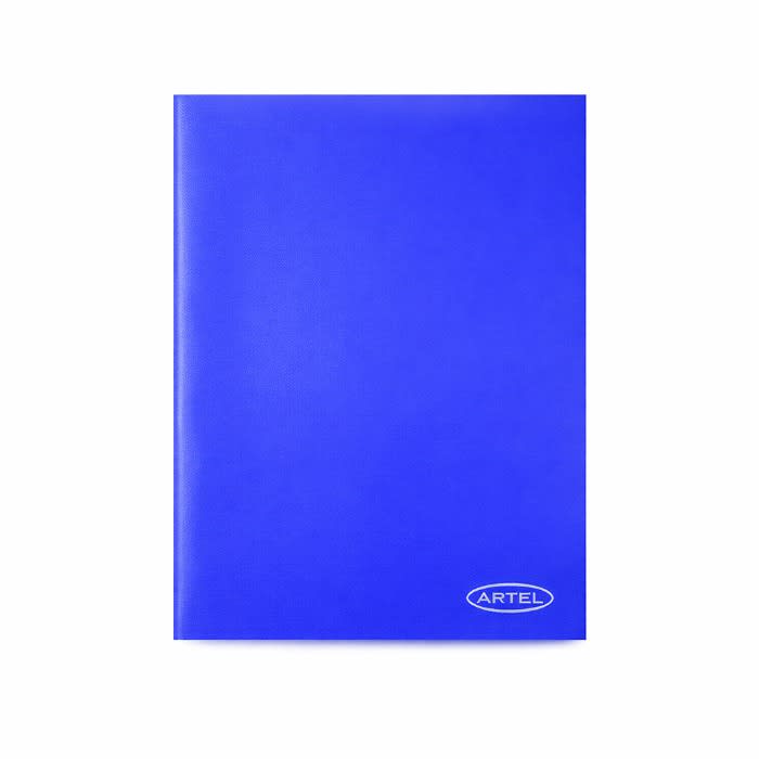 Carpeta Artel con Gusano Azul1