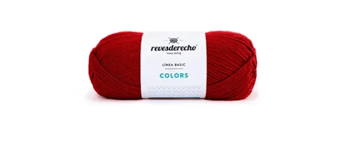 Hilo Linea Basic Rojo Italiano 3620 100g1