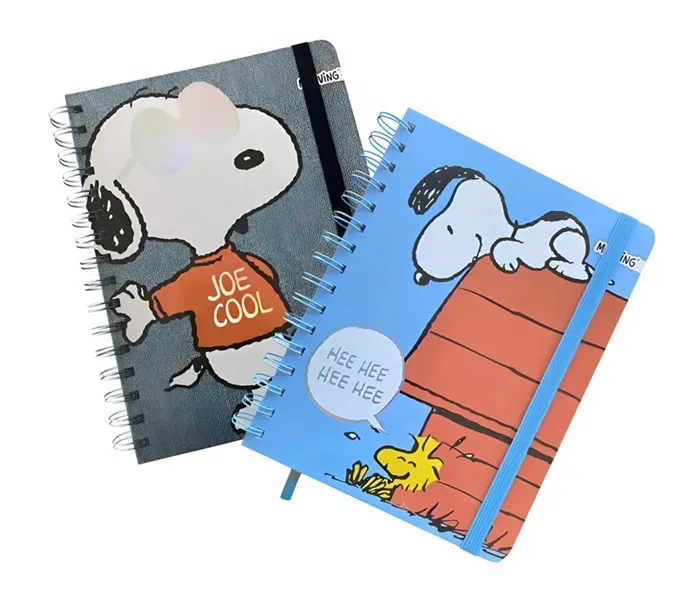 Libreta Espiral Snoopy Grande 80g 96h Mooving1