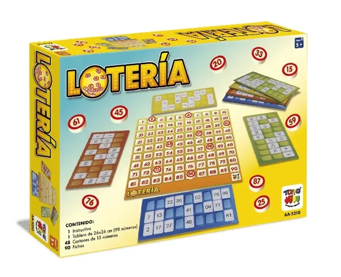 Juego Loteria 26x26 48 Cartones Toyng1