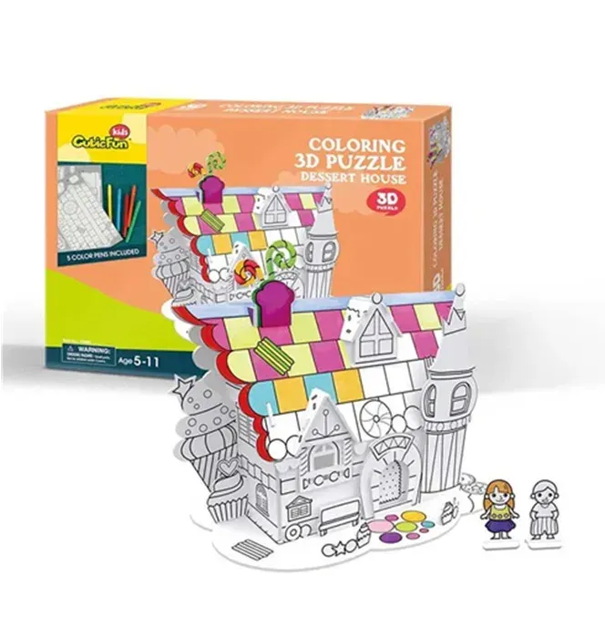 Juego Didactico Coloring 3D 23pcs CubicFun1