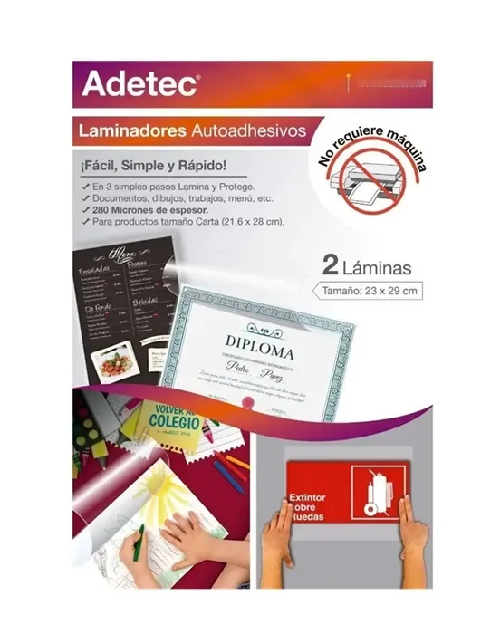 Set Termolaminar Frio 280micras 2u 21,6x28,0 cm Adetec1