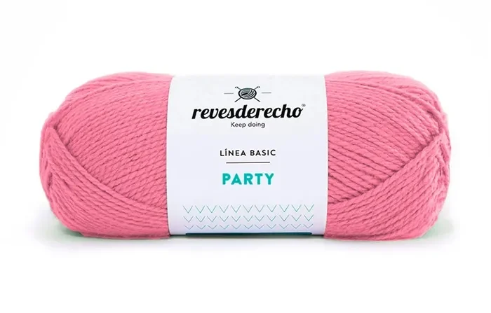 Lana Linea Basic Party 100g 013 Palo Rosa1