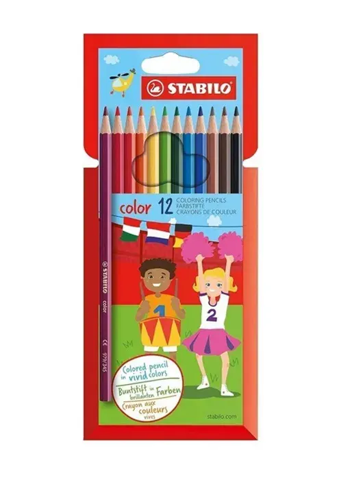 Set Lapices 12 Colores Stabilo1