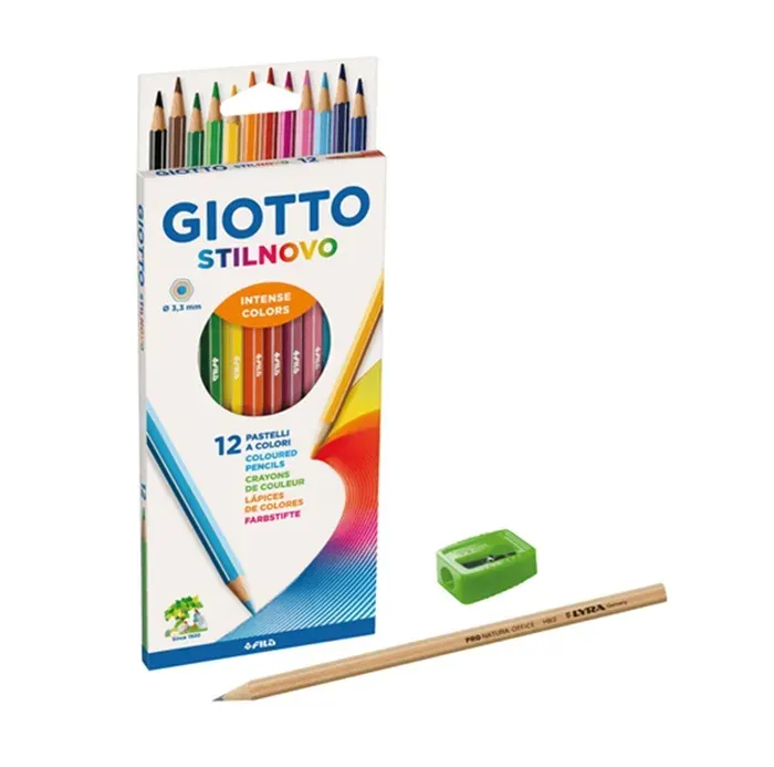 Lapices 12 + Grafito + Sac Giotto1