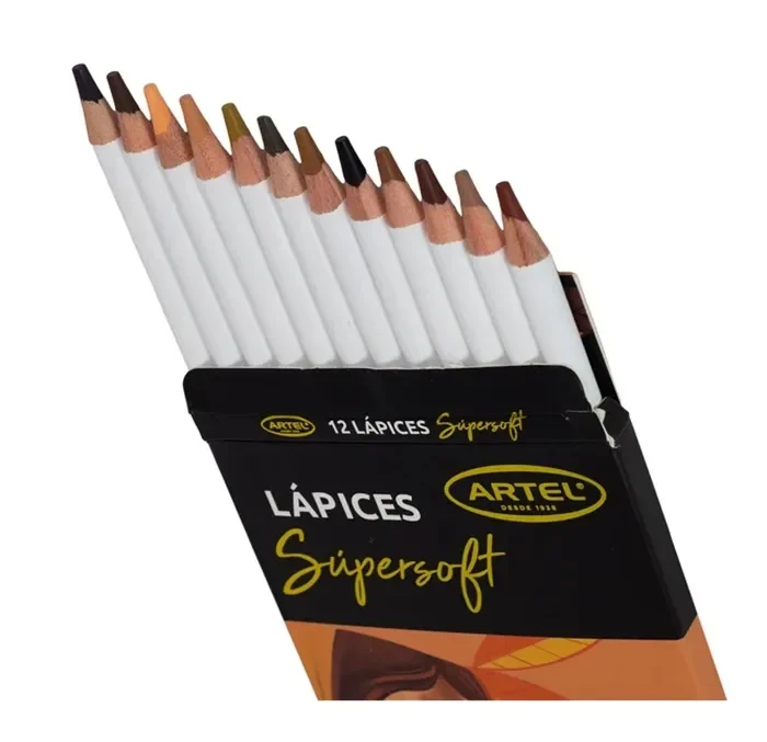 Lapices Colores Super Soft Retrato 12col Artel2