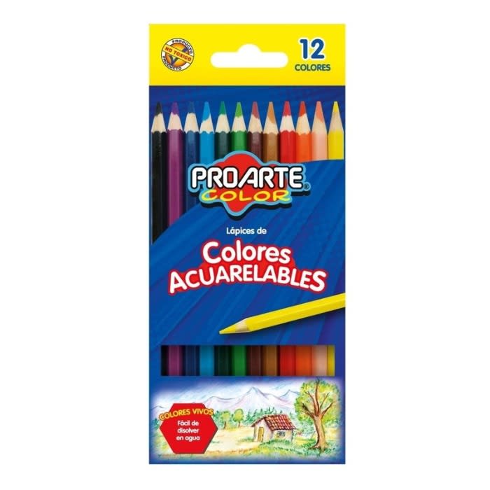 Lapiz Acuarelable 12col 18894-8 Proarte1