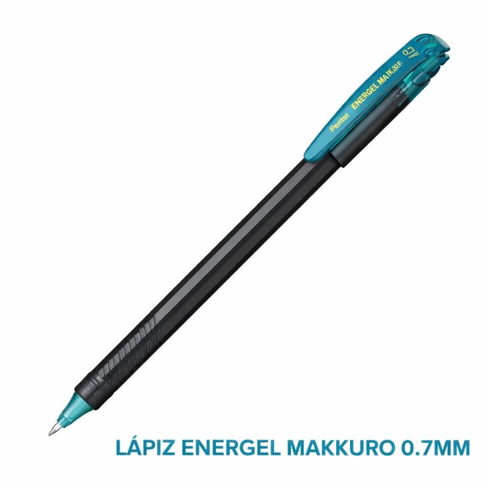 Lapiz Energel Makkuro 0.7mm BL-417 Pentel Azul1
