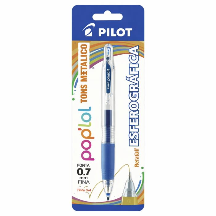 Lapiz Gel PopÂ´Lol 0.7 Pilot BLPL7 Blue1