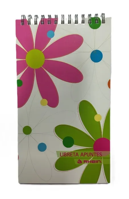 Block Apunte Lineal 80H Floral Rhein3