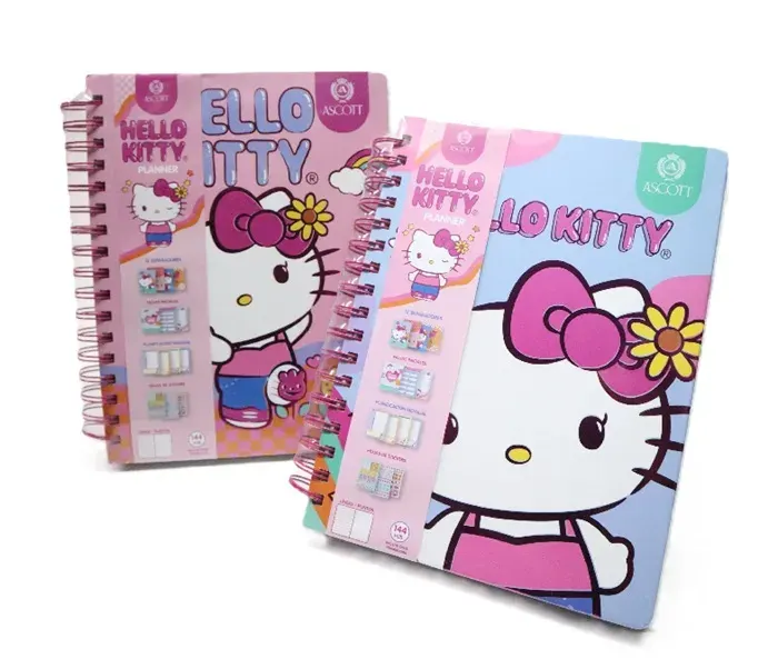Libreta Planner 144hjs Hello Kitty Ascott1