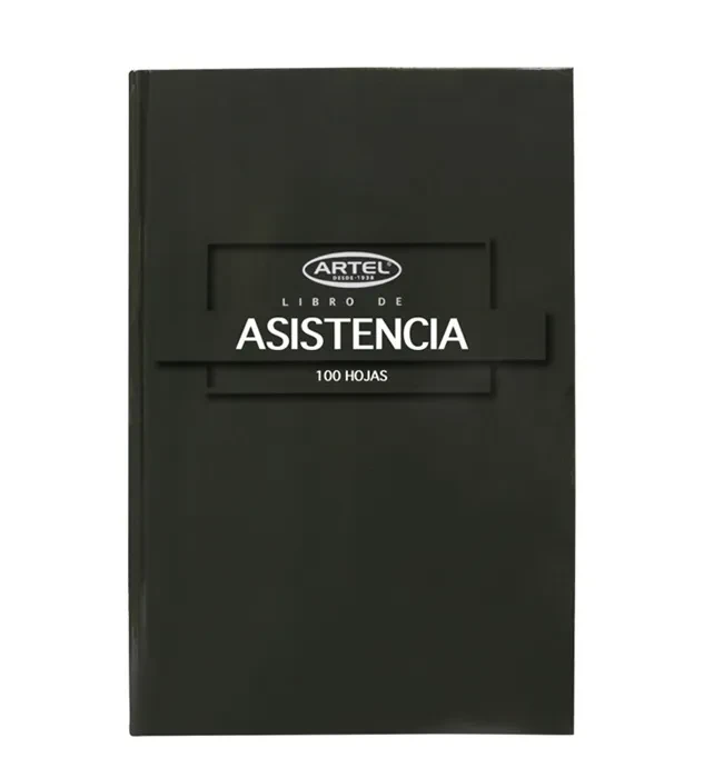 Libro Asistencia Empastado 100h Artel1