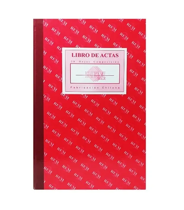 Libro de Acta 50 hojas Empastado Rem1