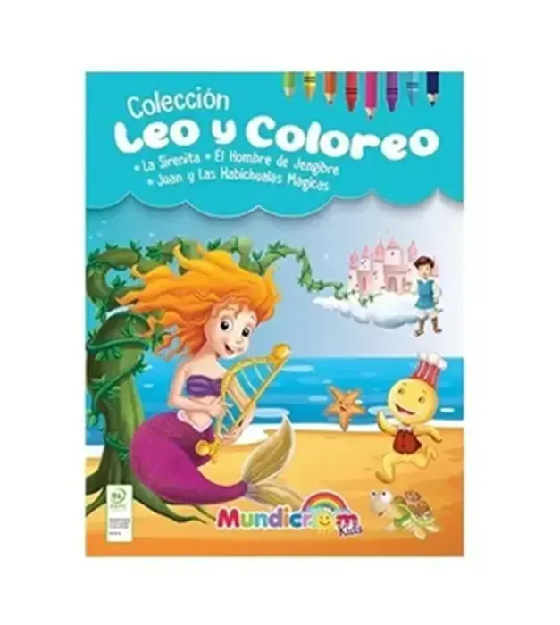 Libro Cuentos Leo y Coloreo Mundicrom2