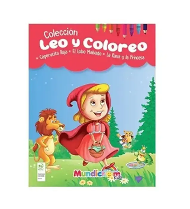 Libro Cuentos Leo y Coloreo Mundicrom1