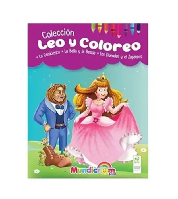 Libro Cuentos Leo y Coloreo Mundicrom3
