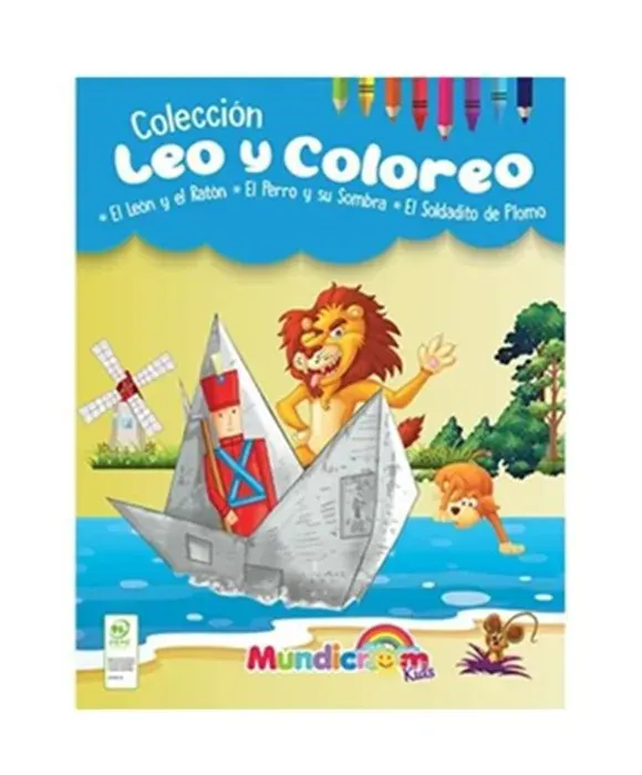 Libro Cuentos Leo y Coloreo Mundicrom4