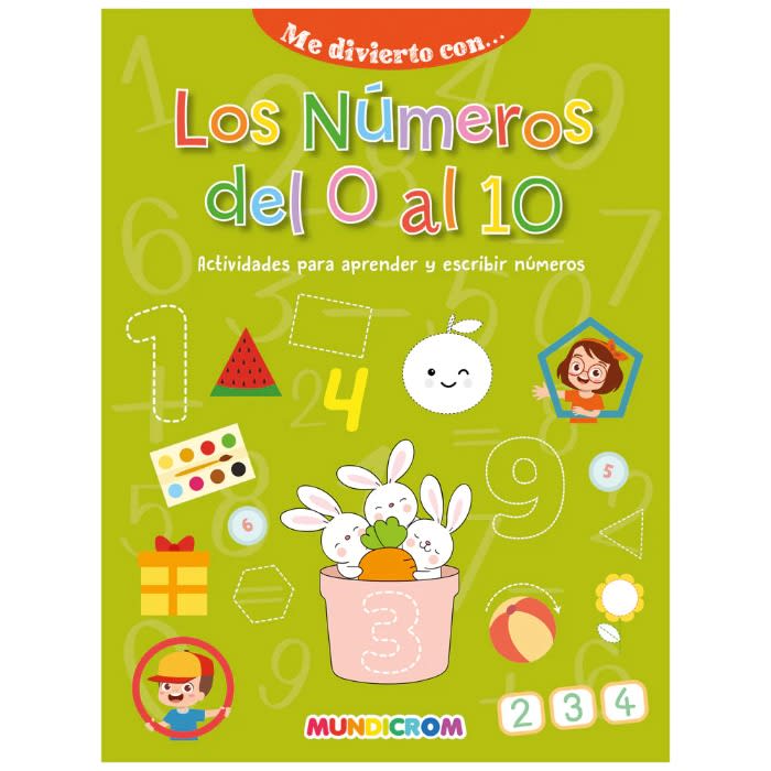 Libro Me divierto con Mundicrom Los Numeros del 0 al 101